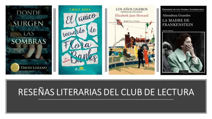 Reseñas Literarias del Club de Lectura