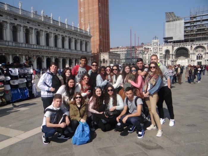 Viaje de estudios de 1º Bachillerato a Italia 2015