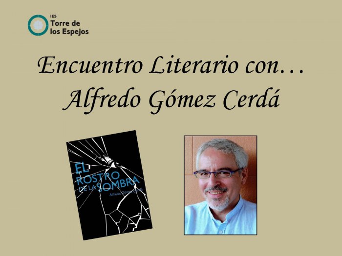 Encuentro Literario con Alfredo Gómez Cerdá 