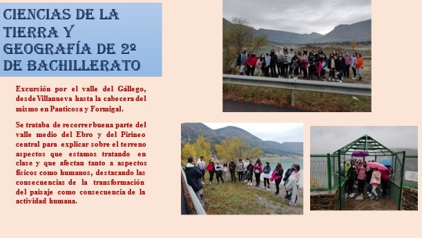 Excursión Geografía-Ciencias de la Tierra