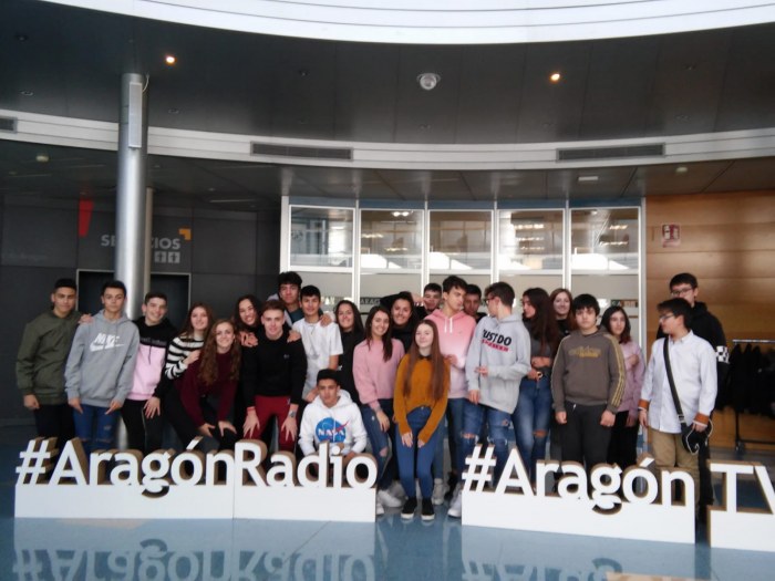 Visita a las instalaciones de la Radio-Televisión Aragonesa