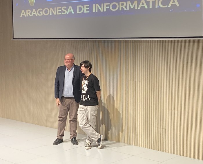 RAÚL BAZGAU GANADOR DE LA V OLIMPIADA ARAGONESA DE INFORMÁTICA