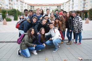 Los alumnos de 4º B y 4º Div del Torre de los Espejos