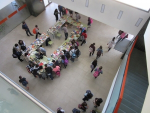 Stand de la Librería Central de Zaragoza