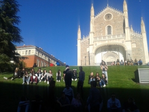 Salida del Museo del Prado